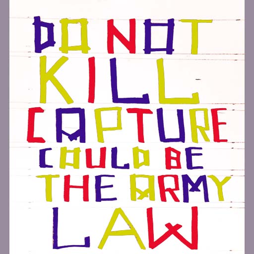 do not kill, political art, anti-war propaganda, politics, painting, Nicholaas Chiao